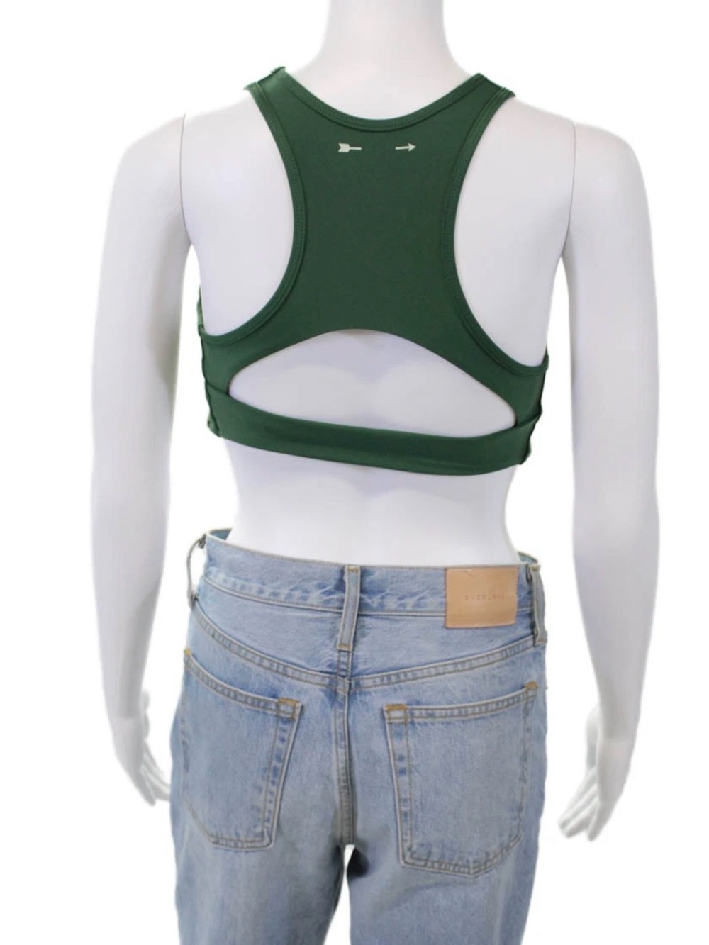 The Upside Oxford Nora Sports Bra in Fern Green Size 6 / Small - Picture 8 of 11